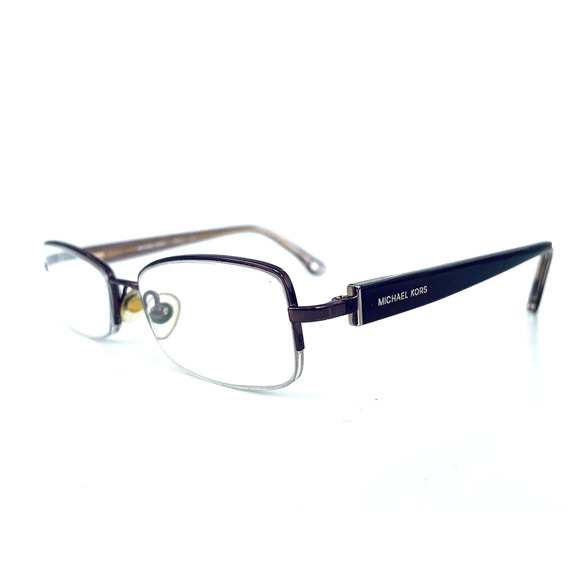 Michael Kors Gold Metal Half Rim Glasses
